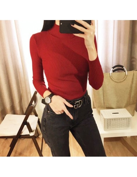 Pullovers On sale Autumn Turtleneck Sweater Women Sweaters high street Fashion pullover Autumn lady Sweater Jumper Truien Dam...