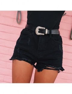 Shorts 2019 Fashion Women Summer High Waisted Denim Shorts Jeans Women Short New Femme Push Up Skinny Slim Solid Denim Shorts...