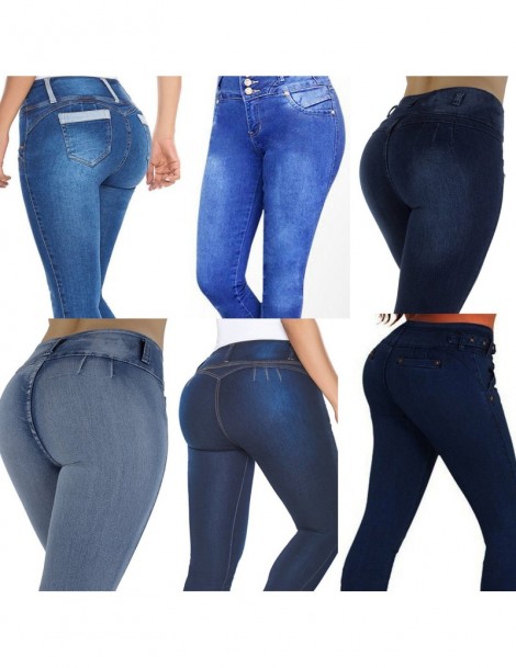 Jeans Women Jeans High Waist Skinny Butt Lifting Elastic Bodycon Pencil Sexy Push Up Hip Cotton Ladies Jeans Femme Denim Pant...