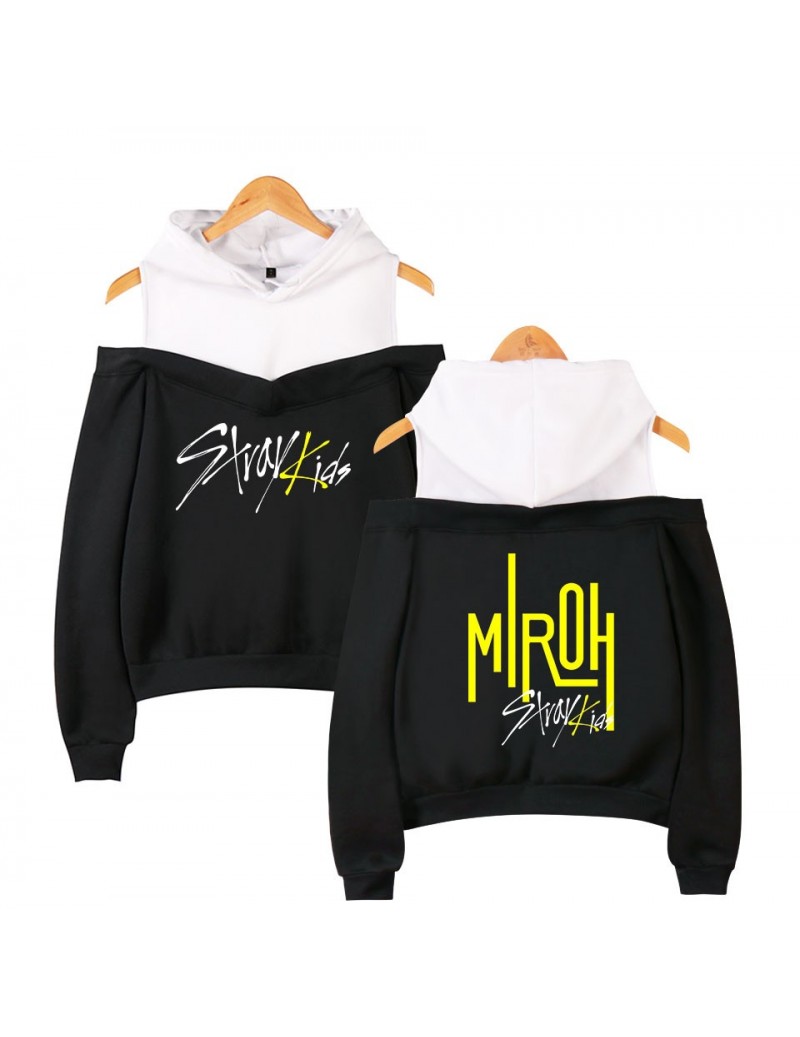 Kpop Stray Kids Miroh High Street Streetwear Fashion Off-shoulder ...