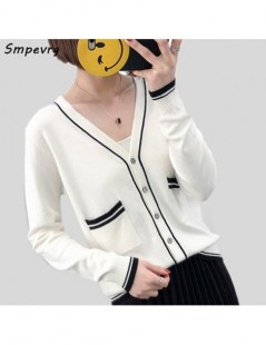 Cardigans spring new woolen knit sweater women sweaters cardigans V-neck long sleeve cardigan women knitted soft casual cardi...