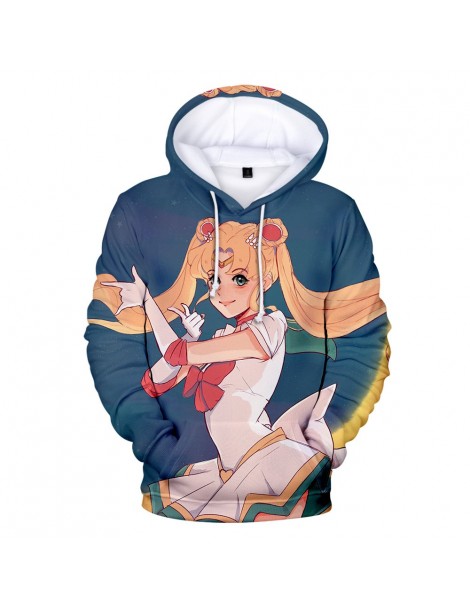 Hoodies & Sweatshirts Sailor Moon Hoodies Women 2019 Fashion Sweatshirts Long Sleeve Rainbow Hoodies 3D Female Tracksuits Spo...