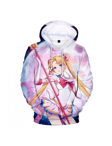 Hoodies & Sweatshirts Sailor Moon Hoodies Women 2019 Fashion Sweatshirts Long Sleeve Rainbow Hoodies 3D Female Tracksuits Spo...