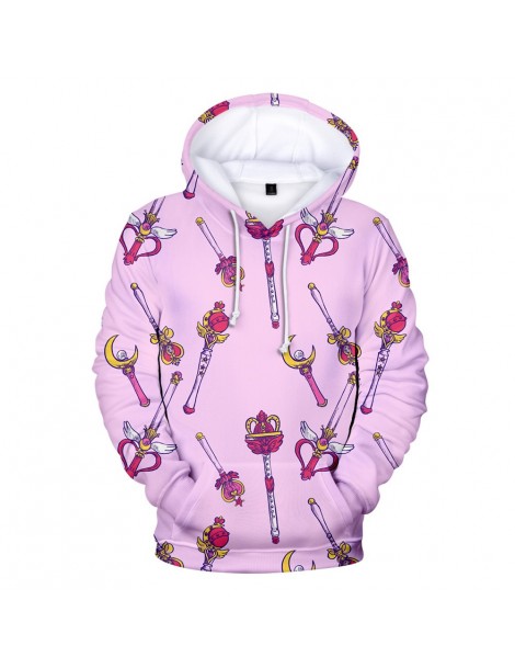 Hoodies & Sweatshirts Sailor Moon Hoodies Women 2019 Fashion Sweatshirts Long Sleeve Rainbow Hoodies 3D Female Tracksuits Spo...