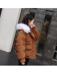 Parkas Korean winter coat women hooded short jacket female outerwear coats thick cotton jacket parka woman chaqueta mujer - w...