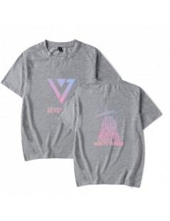 T-Shirts SEVENTEEN kpop Summer Casual T-shirt Men/Women Short Sleeve Fashion Printed tshirt SEVENTEEN Cool Tee shirts Streetw...