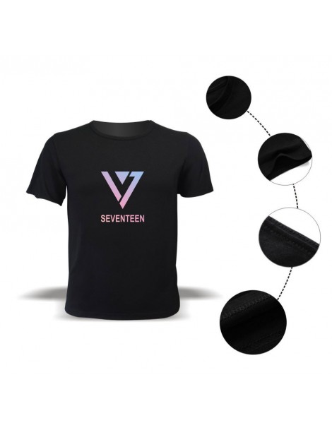 T-Shirts SEVENTEEN kpop Summer Casual T-shirt Men/Women Short Sleeve Fashion Printed tshirt SEVENTEEN Cool Tee shirts Streetw...