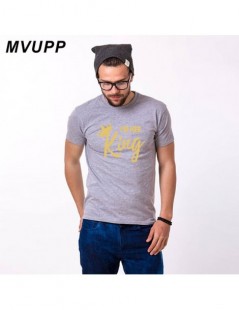 T-Shirts couple t shirt for husband and wife lovers king queen clothes funny tops tee femme casual men women dress 2019 ulzza...