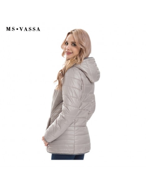 Parkas Women jacket 2019 Spring Winter Parkas fashion Ladies coats with hood quilting outerwear plus size 5XL 6XL 7XL - white...