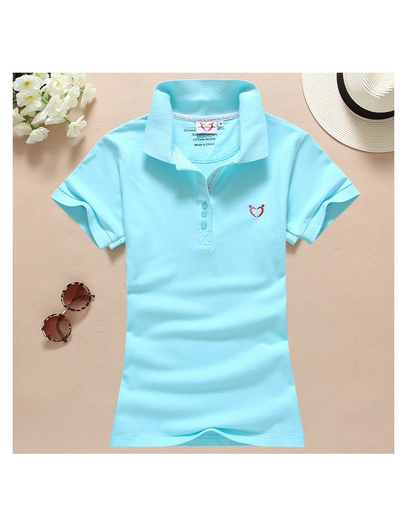 size S-4XL women polo shirt 2017 spring summer cotton ladies short ...