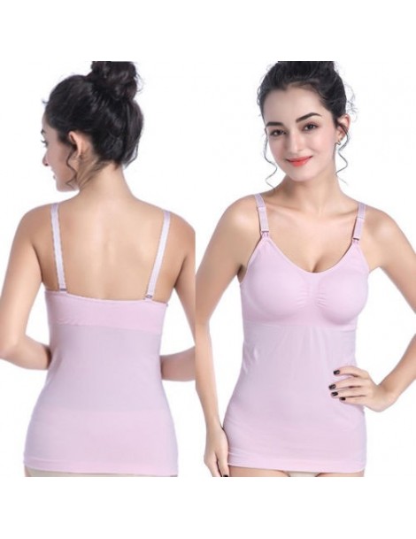 Tank Tops Maternity Pregnancy Nursing Breast feeding Bra Cami Shirts Tank Top Summer Sexy Vest - Beige - 4O3982081343-1 $14.46