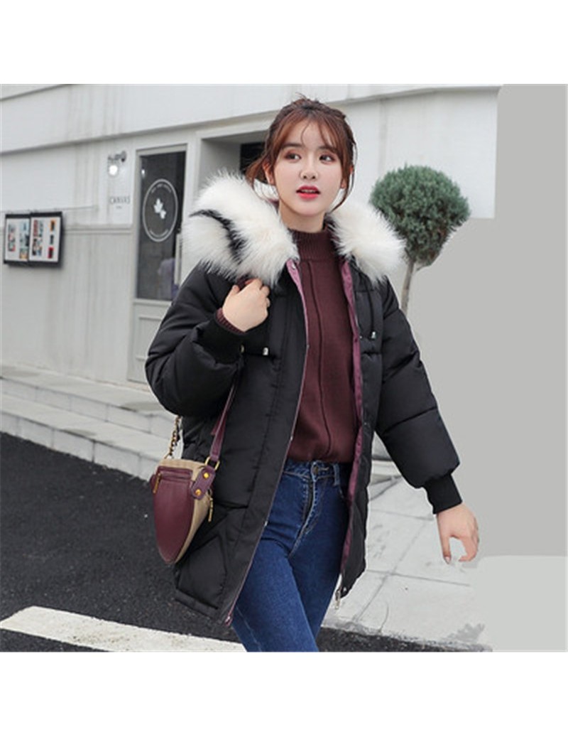 Parkas 2019 Korean Style Winter Jacket Women 6 Colors Hooded Thicken ...