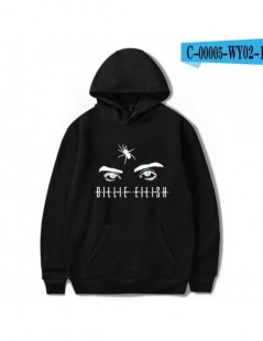 Hoodies & Sweatshirts Billie Eilish Printed Hoodies Sweatshirt Winter Fashion Hip Hop Streetwear Long Sleeve Pullover Hooded ...