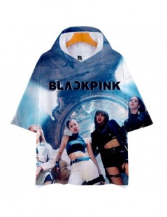 T-Shirts Female Idol Group Blackpink printed hooded t shirt harajuku short sleeve tshirt t-shirt tops kpop Tee shirt pullover...