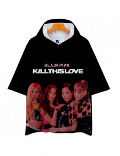 T-Shirts Female Idol Group Blackpink printed hooded t shirt harajuku short sleeve tshirt t-shirt tops kpop Tee shirt pullover...