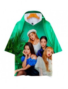 T-Shirts Female Idol Group Blackpink printed hooded t shirt harajuku short sleeve tshirt t-shirt tops kpop Tee shirt pullover...