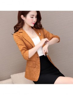 Blazers 2019 New Chic Jacquard Suit Jacket Women Seven-point Sleeve Korean Slim Thin Blazer Spring Summer Ladies Casual Short...