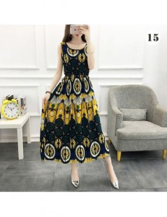 Dresses 22 color 2019 spring Summer dress women Sleeveless casual A-Line maxi dress elegant Bohemian beach long dress vestido...