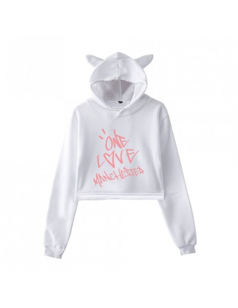 Hoodies & Sweatshirts Ariana Grande Thank you next Hoodies Cat Ear Sweatshirt HighStreet Women Casual Fashion Hoodies Sweatsh...