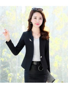 Blazers 2018 Spring Autumn New Fashion Women Blazer Casual One Button Small Suit Jacket Ladies Short Coats Tops Trend - 25368...