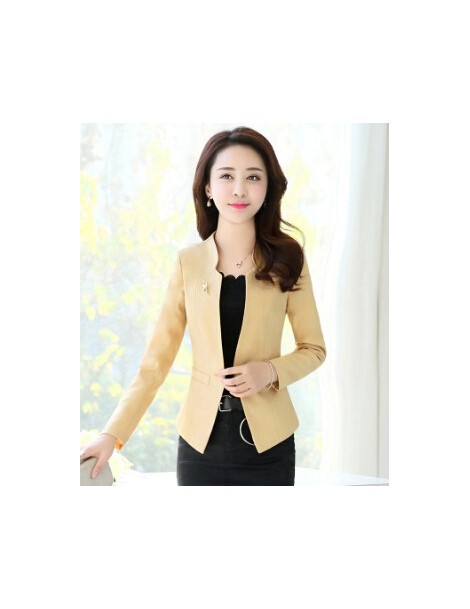 Blazers 2018 Spring Autumn New Fashion Women Blazer Casual One Button Small Suit Jacket Ladies Short Coats Tops Trend - 25368...