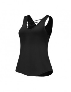 Tank Tops Vest Slim Running Sports Fitness Camisole Cross Hollow - XR - 5F111215907886-3 $8.10