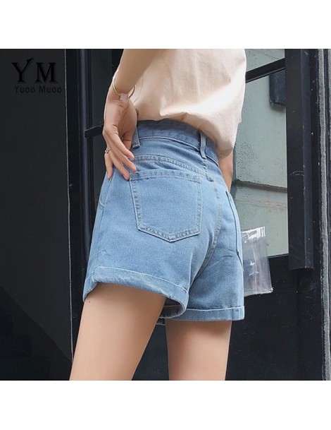 Shorts High Waist Denim Shorts for Women 2019 Euro Style Vintage Cuffed Shorts Jeans Women Wide Leg Casual Shorts Feminino - ...