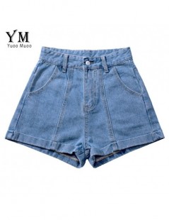 Shorts High Waist Denim Shorts for Women 2019 Euro Style Vintage Cuffed Shorts Jeans Women Wide Leg Casual Shorts Feminino - ...