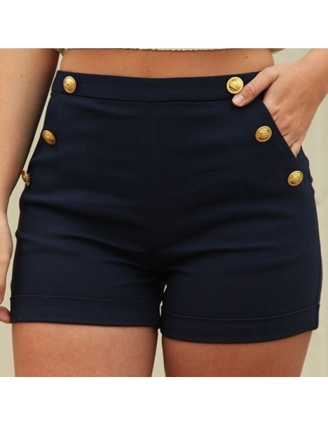 Shorts Summer Solid Color High Waist Shorts Women Casual Wild Thin Shorts New Fashion Slim Elastic Waist Shorts High Quality ...