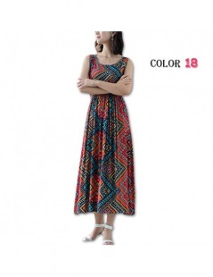 Dresses Women Summer Bohemian Dress 2018 Ladies Maxi Casual Floral Beach Boho Cotton Dresses Vintage Flower Long Female Elega...