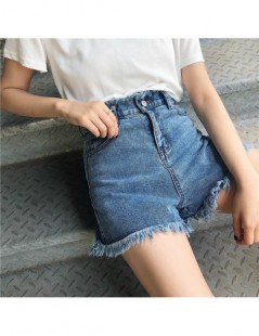 Shorts Shorts Women Female Summer 2019 New Chic High-waist Korean Version Loose Student Retro A-shaped Womens Trendy Zipper A...