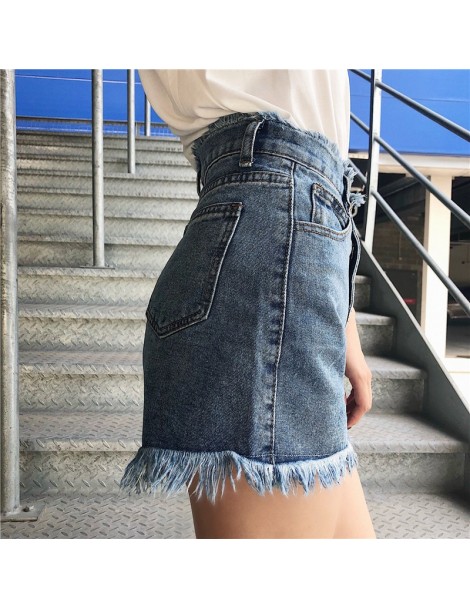 Shorts Shorts Women Female Summer 2019 New Chic High-waist Korean Version Loose Student Retro A-shaped Womens Trendy Zipper A...