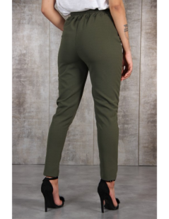 Pants & Capris Harajuku Slim Pencil Trousers Women 2019 Spring Autumn Long Pants Khaki Green Black Casual Pants Belt Fashion ...