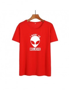 T-Shirts Hip Hop Harajuku Alien Printed Tshirt Ufo Space Science Funny T Shirts Women Summer Tops Tumblr Black White T-shirt ...