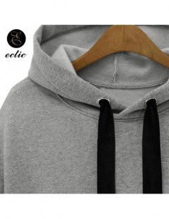 Hoodies & Sweatshirts Plain Hooded Sweatshirt Dress Side Zip Patchwork Clothes Lace Up Drawstring Hoodie Poleron Mujer 2019 T...