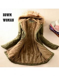 Parkas Winter Cheap 8 Color Can Choose Women Parkas 2019 Lining with Villus Black Army Green Female Jacket ZO1689 - Pink - 4M...