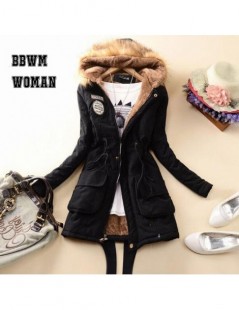 Parkas Winter Cheap 8 Color Can Choose Women Parkas 2019 Lining with Villus Black Army Green Female Jacket ZO1689 - Pink - 4M...