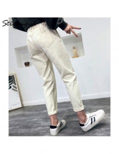 Jeans Denim Pants Capris Harem Jeans Women 2019 High Waist Jean Female Denim Pant Khaki Ladies Jeans Loose Pink Harem Pants W...