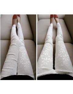 Leggings 2019 NEW Korean Version S- 3XL plus size leggings women leggings lace decoration white sexy Slimming Leisure Jegging...