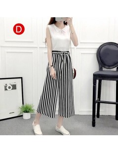 Pants & Capris Womens Wide Leg High Waist Casual Summer Thin Pants Loose Culottes Trousers FDC99 - D - 4N4154076952-4 $6.80