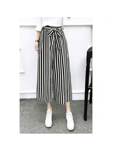 Pants & Capris Womens Wide Leg High Waist Casual Summer Thin Pants Loose Culottes Trousers FDC99 - D - 4N4154076952-4 $6.80