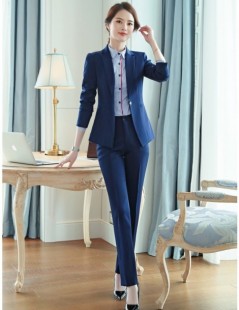 Pant Suits Formal Ladies Black Blazer Women Business Suits with Pant and Jacket Set Work Wear Office Uniform Design Styles - ...