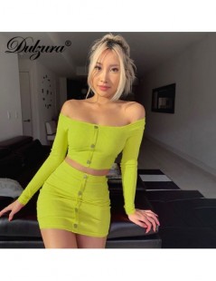 Women's Sets 2019 Summer Women Two piece set Skirt set Button Crop top Sexy Elegant Festival Knitted Party Clothes Streetwear...