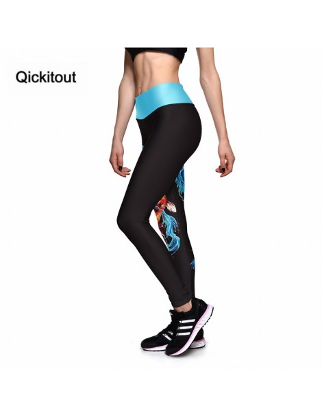 Leggings Leggings 2016 New Legging Blue Water Dragon Videos High Waist 3D Print Women Pants Ropa Mujer Plus size - 4F37603080...