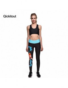 Leggings Leggings 2016 New Legging Blue Water Dragon Videos High Waist 3D Print Women Pants Ropa Mujer Plus size - 4F37603080...