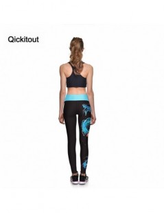 Leggings Leggings 2016 New Legging Blue Water Dragon Videos High Waist 3D Print Women Pants Ropa Mujer Plus size - 4F37603080...