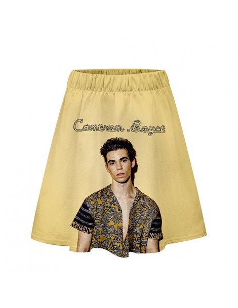 Skirts Cameron Boyce High Waist Skirt Women Fashion Summer 3D Print Elastic Flared Skirt Kawaii Female And Wholesale - one - ...