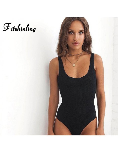 Bodysuits Backless sexy bodysuit women clothing 2019 summer sleeveless tank jumpsuits body mujer solid basic bodysuits romper...