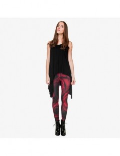 Leggings Fashion Flowers Printing Legging Punk Women Legins Stretchy Trousers Casual Women Pants Leggings - lga29602 - 493677...