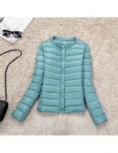 Parkas Spring Down Jacket Women Slim Jacket Thin Short Coat Plus Size 3XL Female Casual Jacket Ultra Light Jackets for Women ...